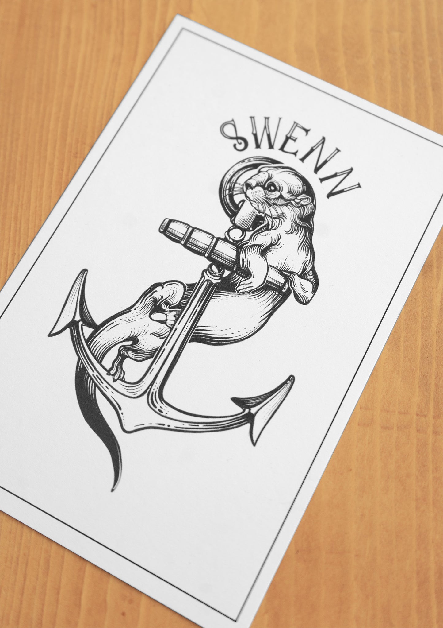 Postcard - Otter