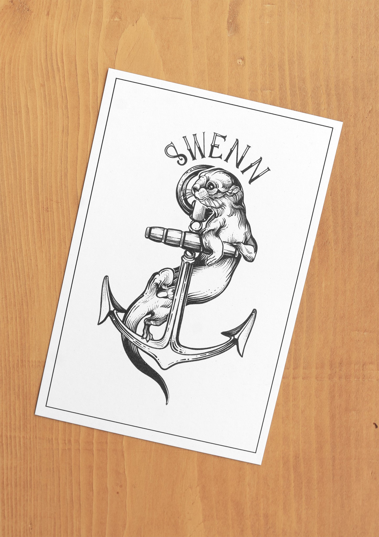 Postcard - Otter