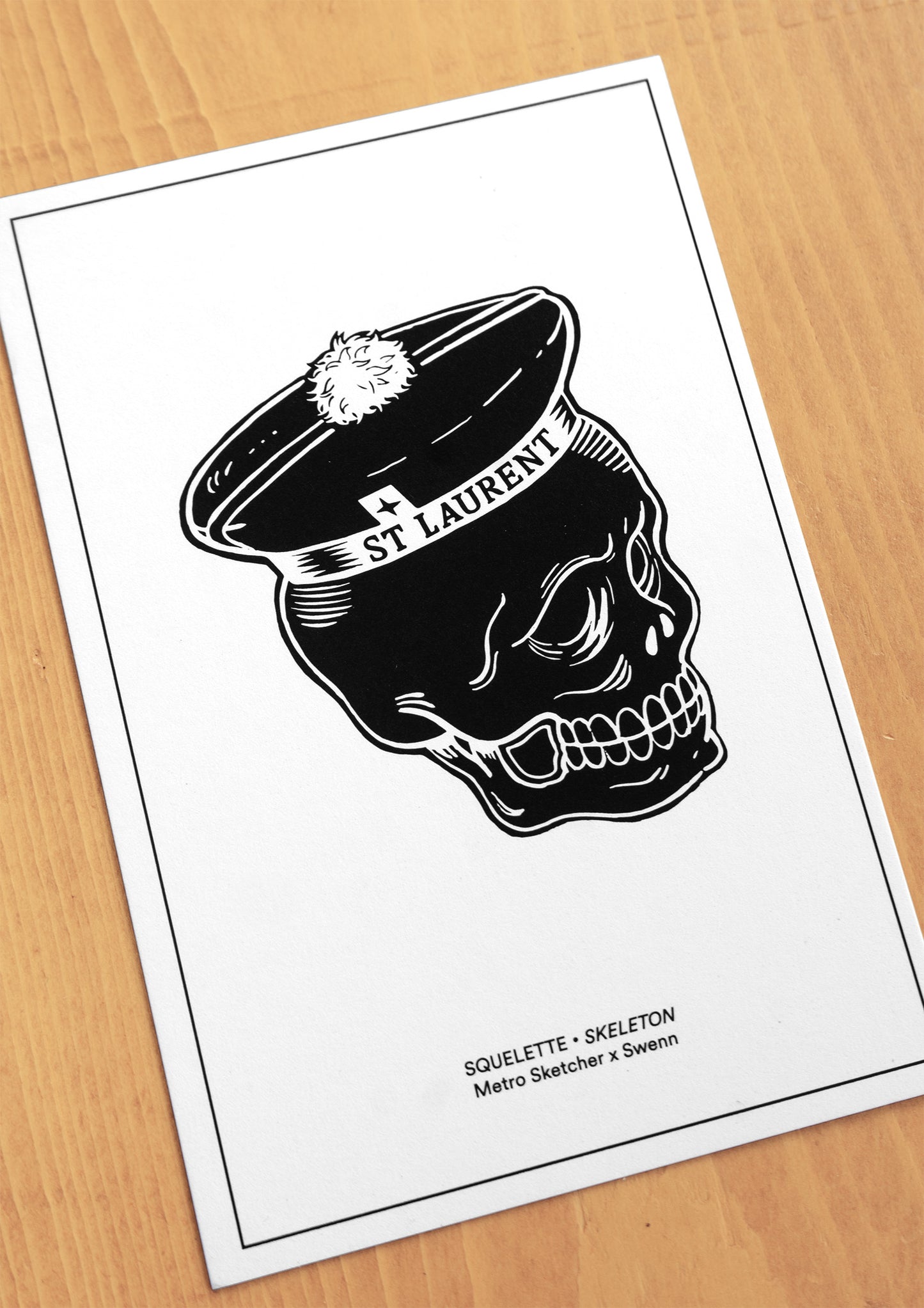 Postcard - Skull