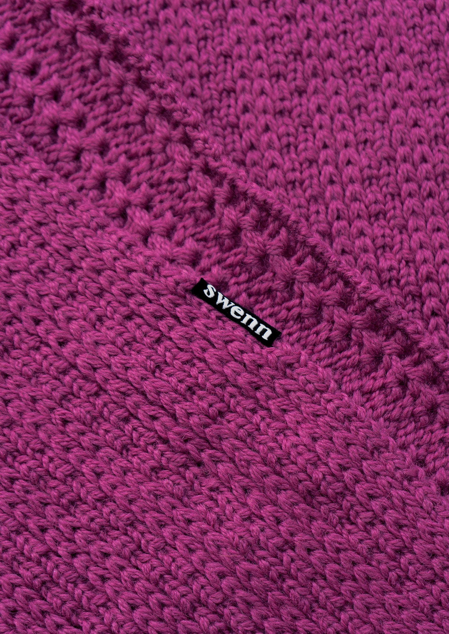Écharpe pure laine - fuchsia