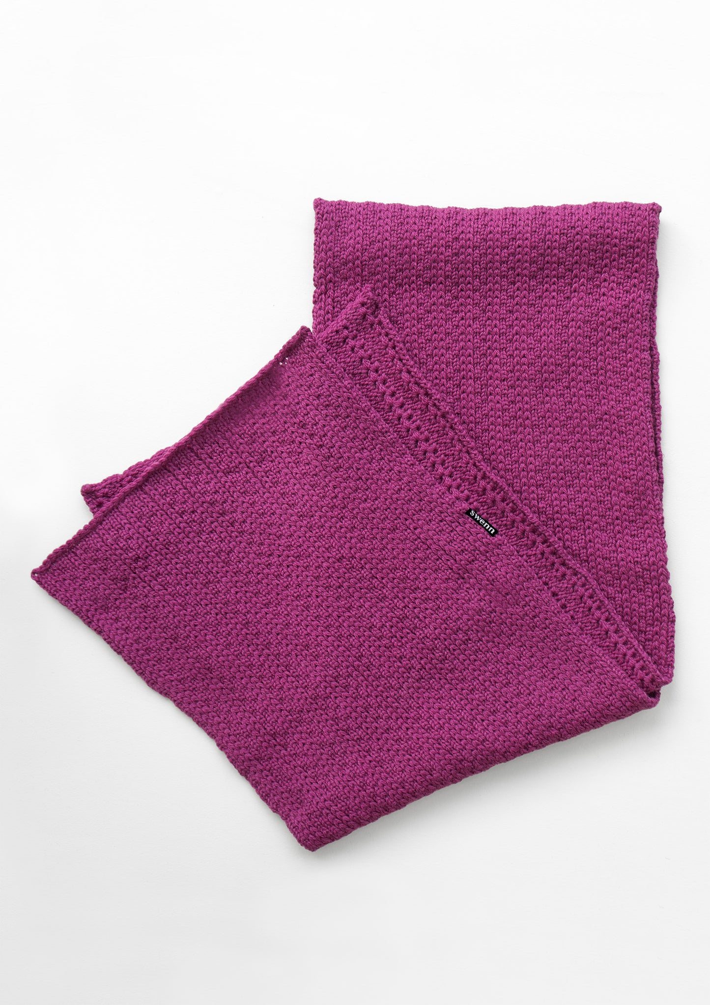 Écharpe pure laine - fuchsia