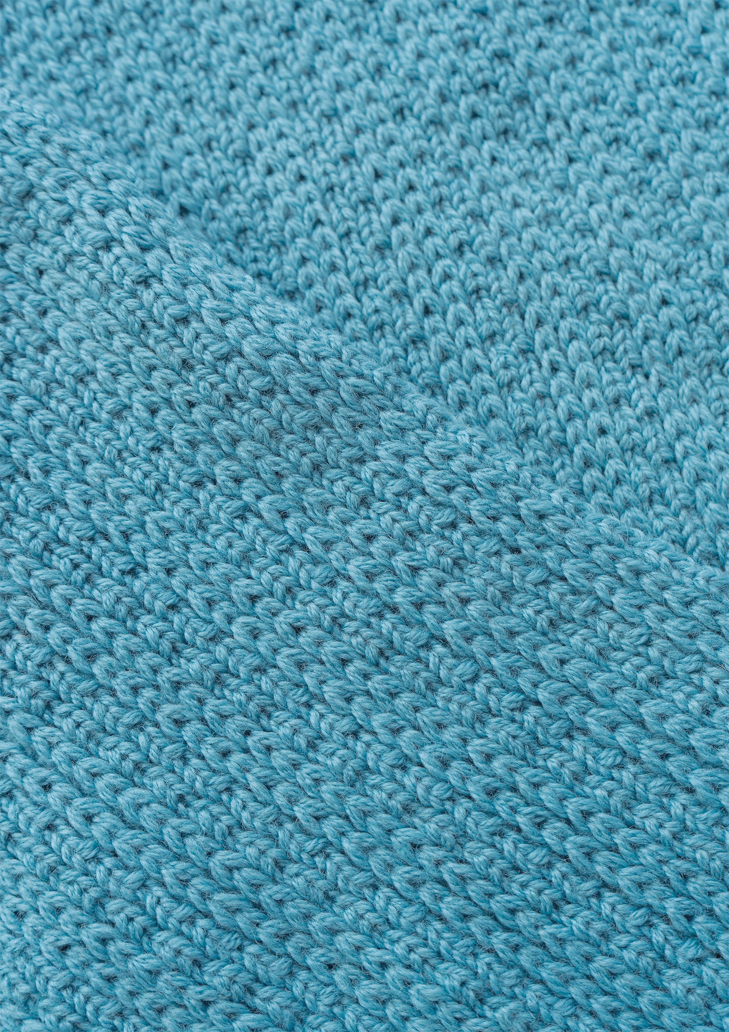 Écharpe pure laine - bleu givré