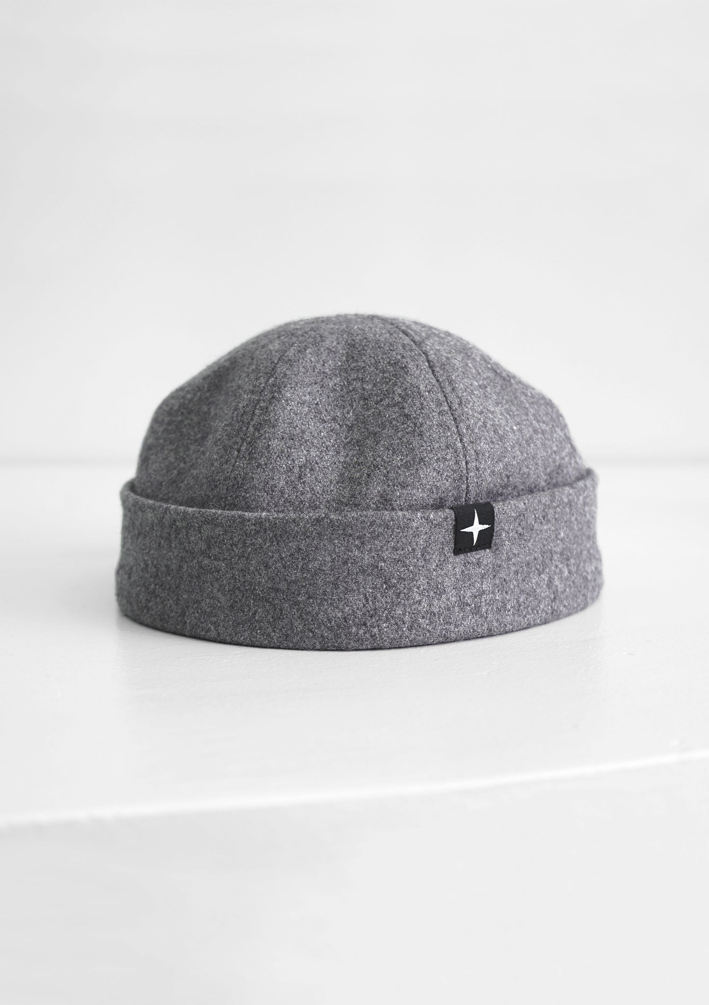 NEW Woolen docker hat - grey
