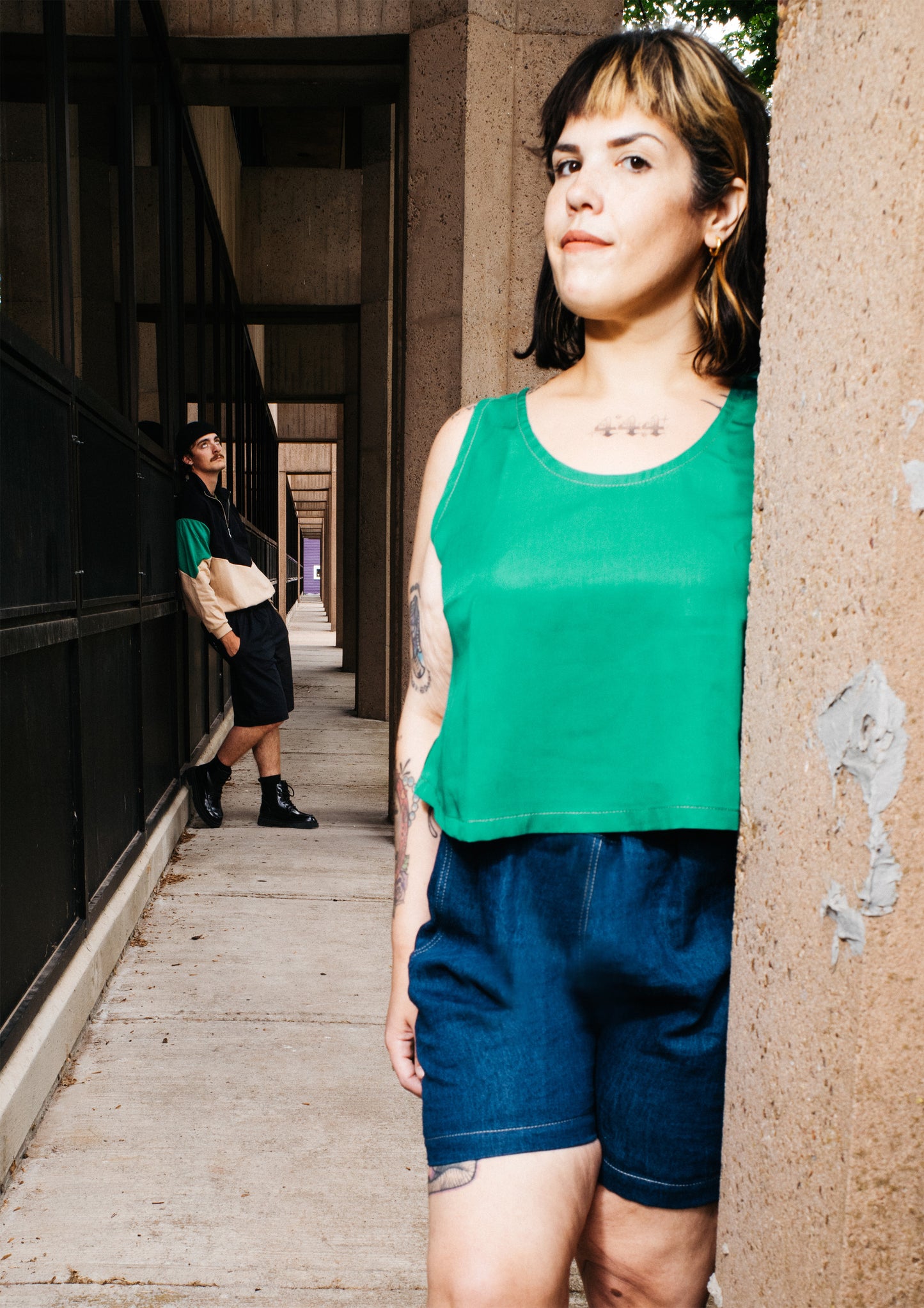 NEW Tank top Flora - green