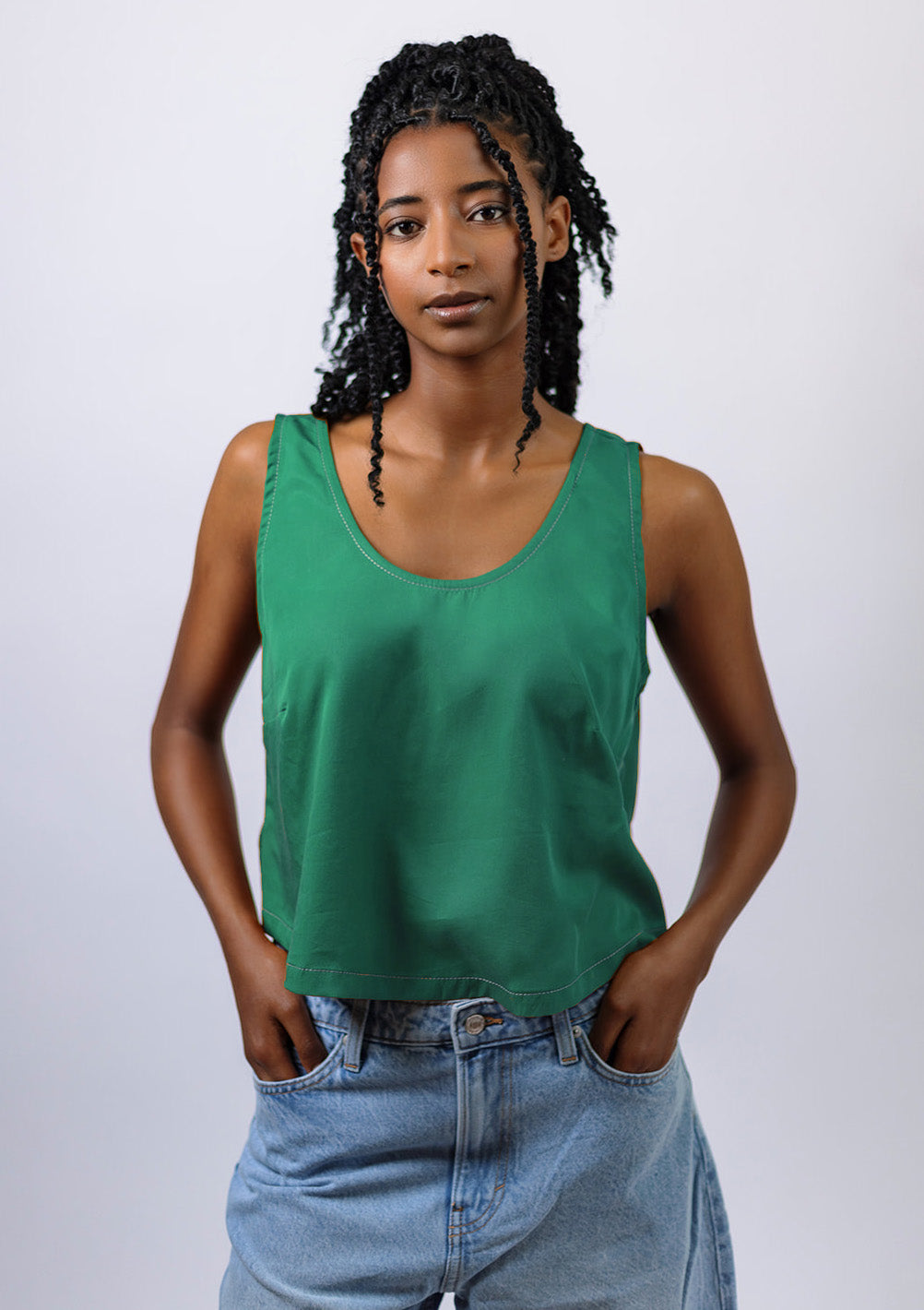 NEW Tank top Flora - green