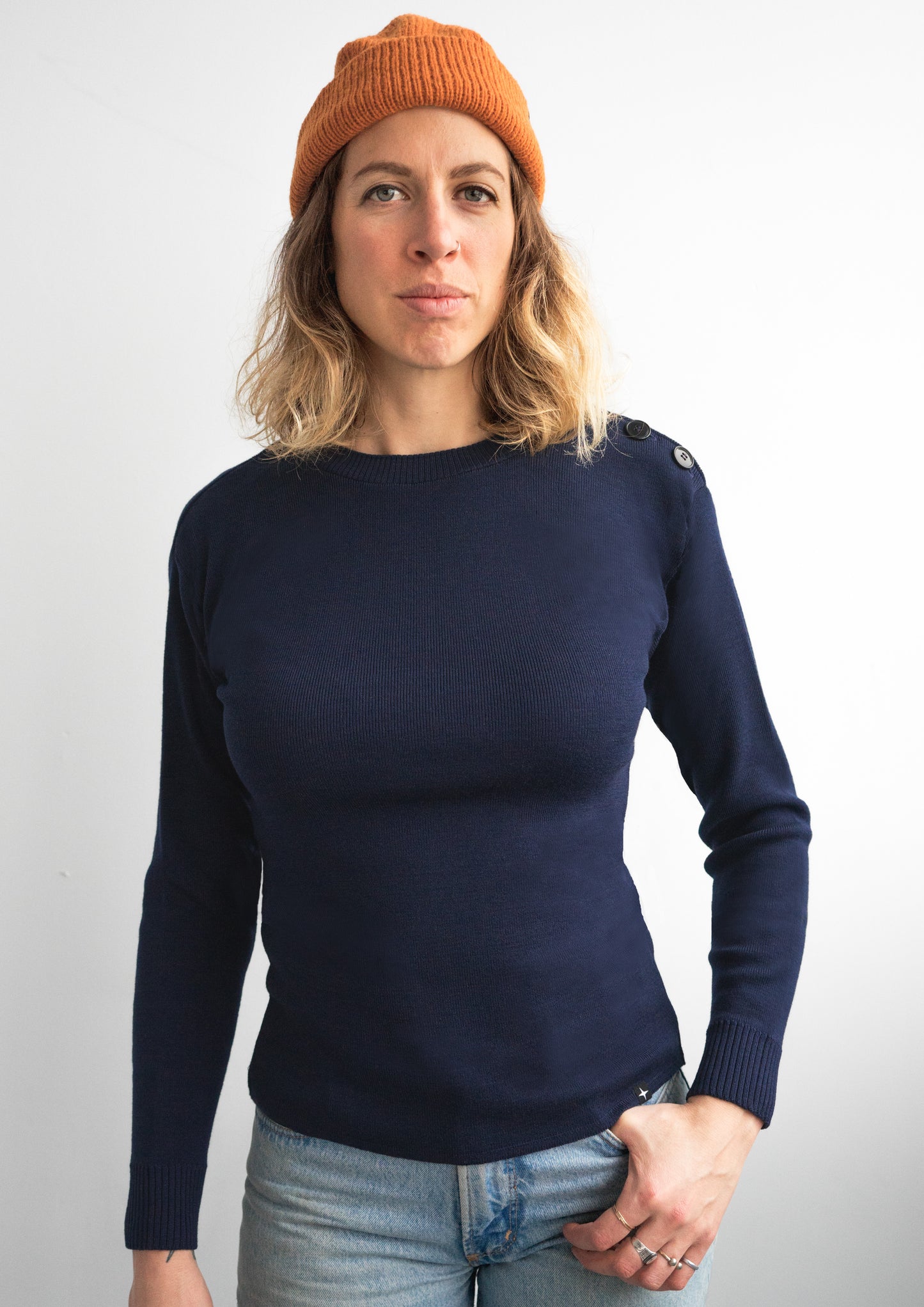 Gaël - chandail marin - bleu marine