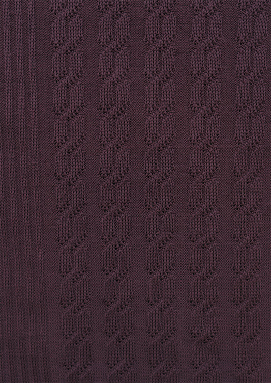 Peter - sweater - eggplant brown