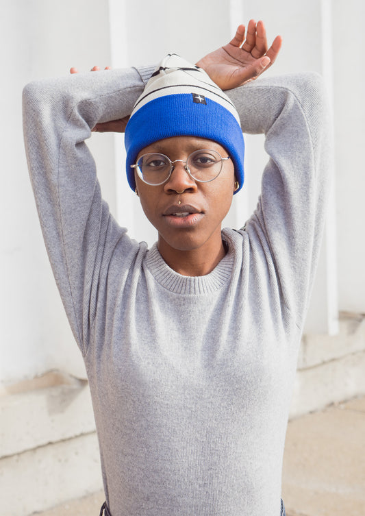 Gaël - chandail marin - gris chiné