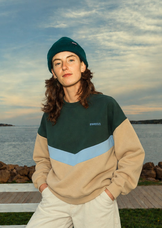 Quebec toque - deep green