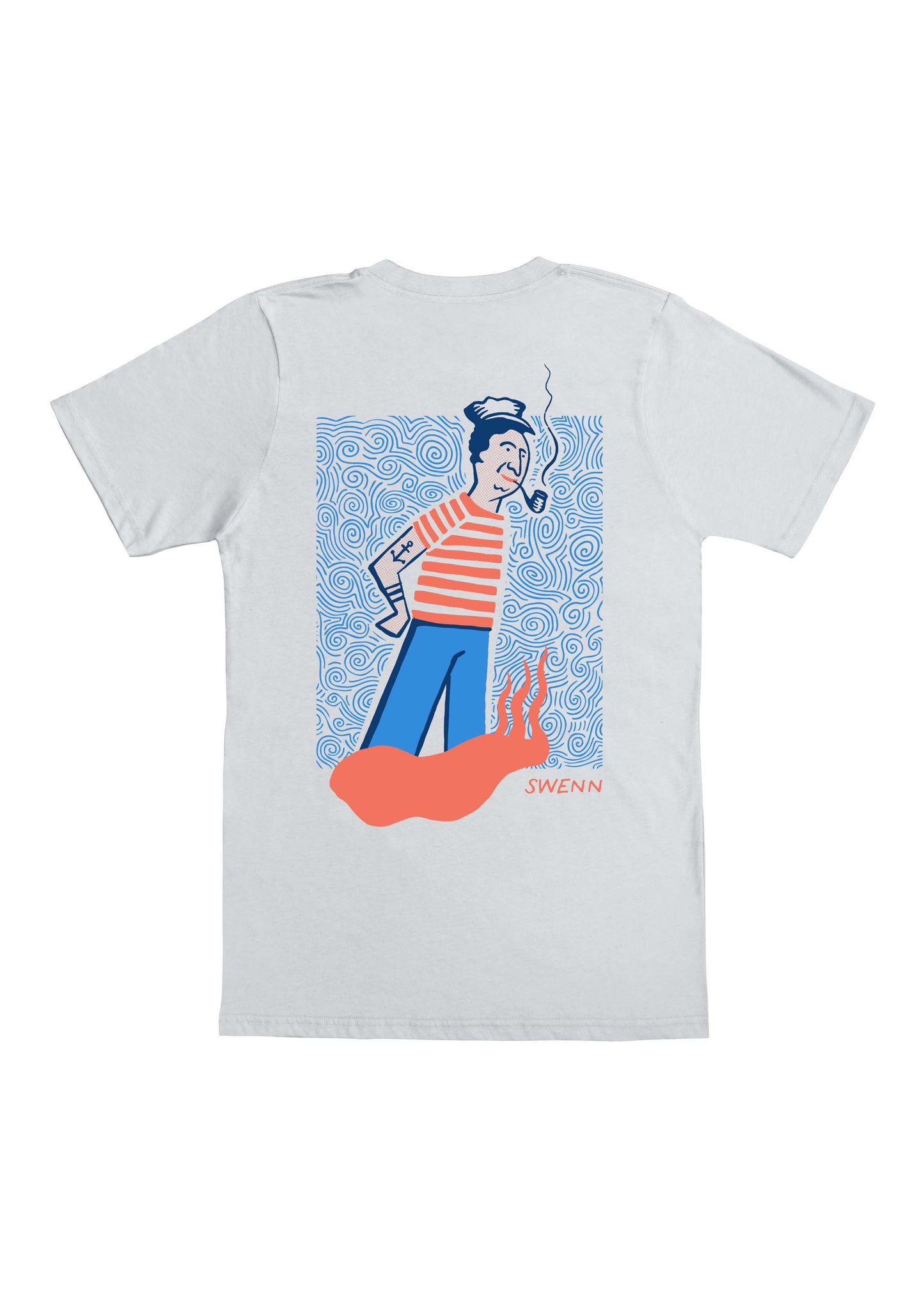 Le Marin à la pipe - gris clair