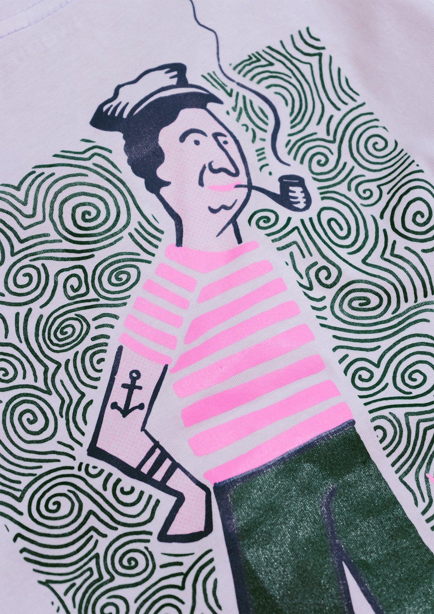 Le Marin à la pipe - lilas clair