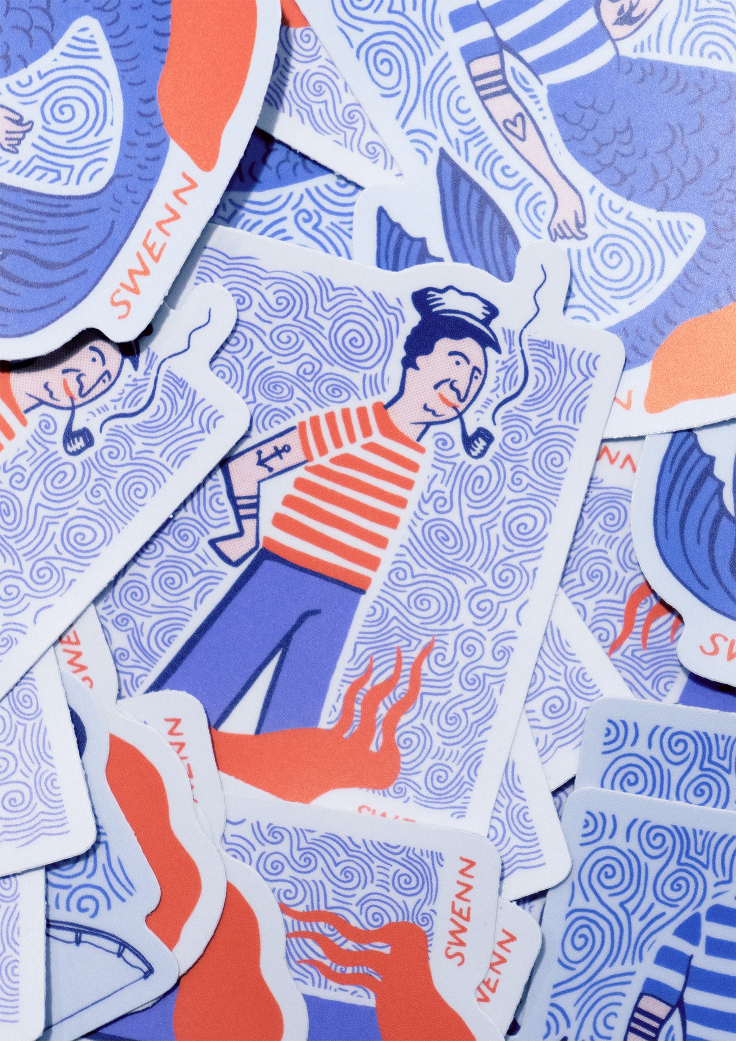 Le Marin à la pipe - sticker