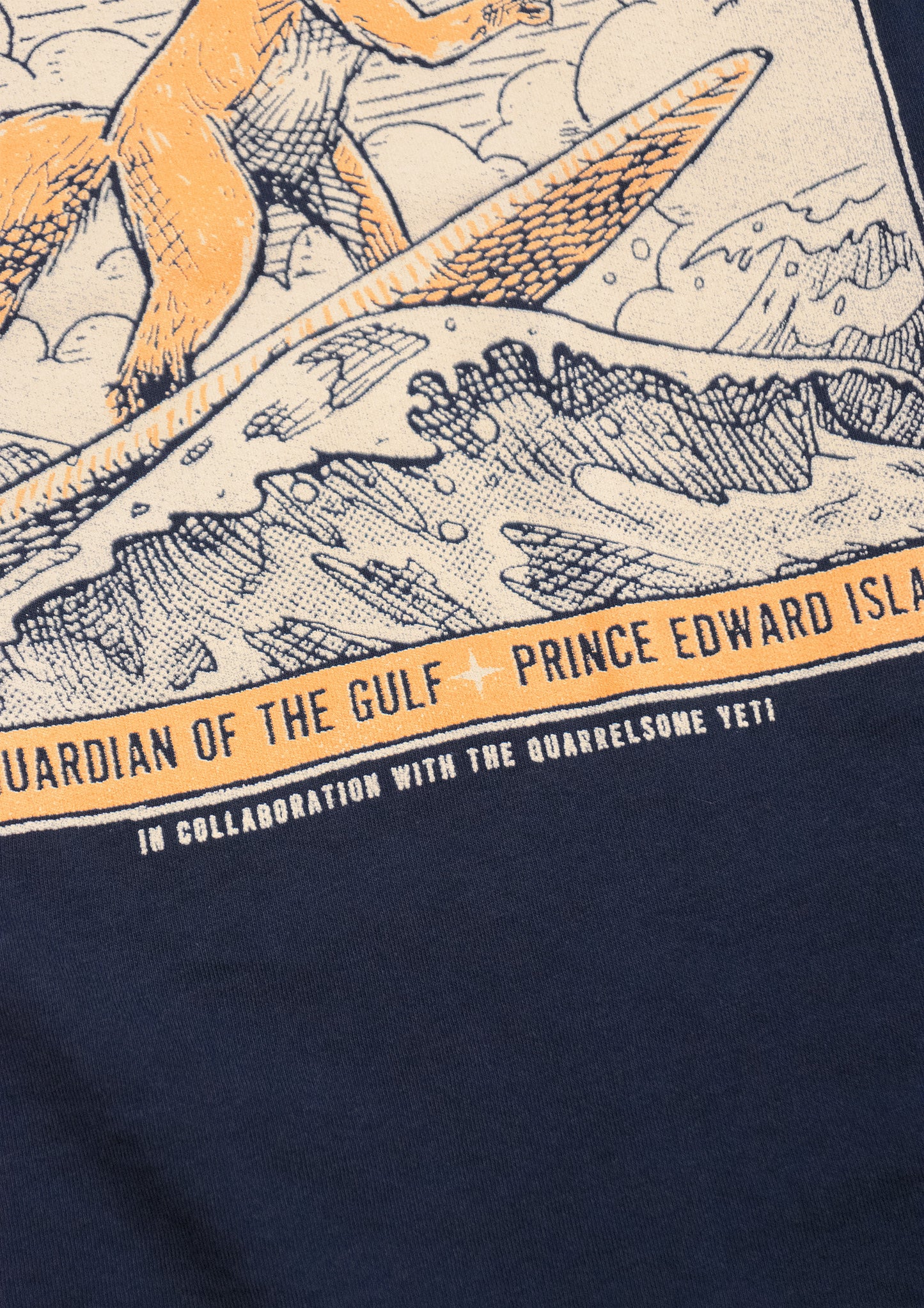 Le Renard Surfeur - bleu marine