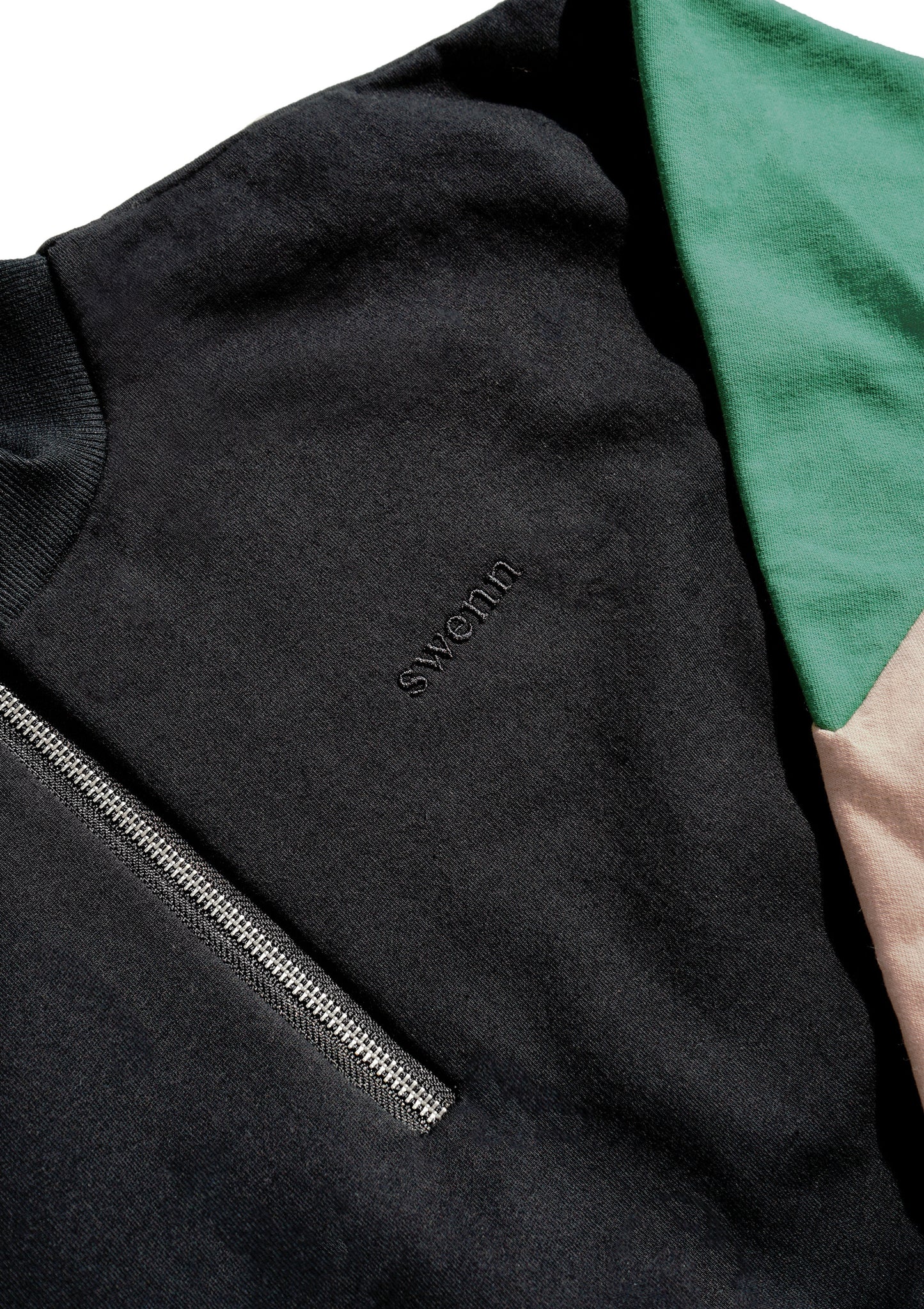 NEW Zip Collar Crewneck