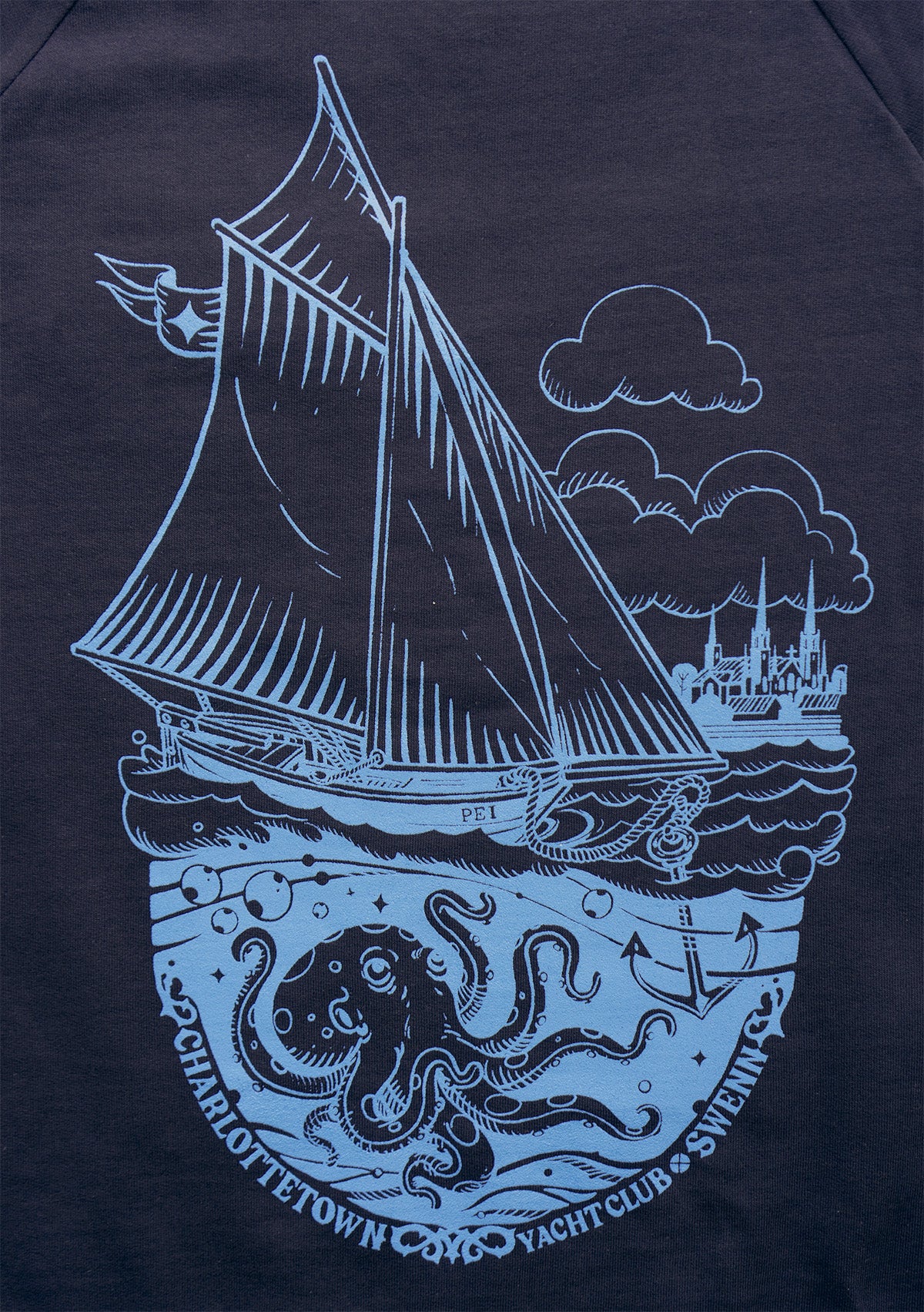 NEW Sweatshirt - Yacht Club - navy