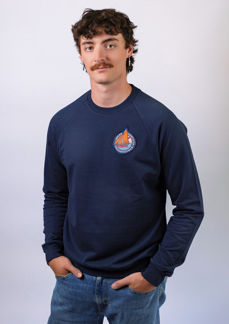 NEW Sweatshirt - Yacht Club - navy