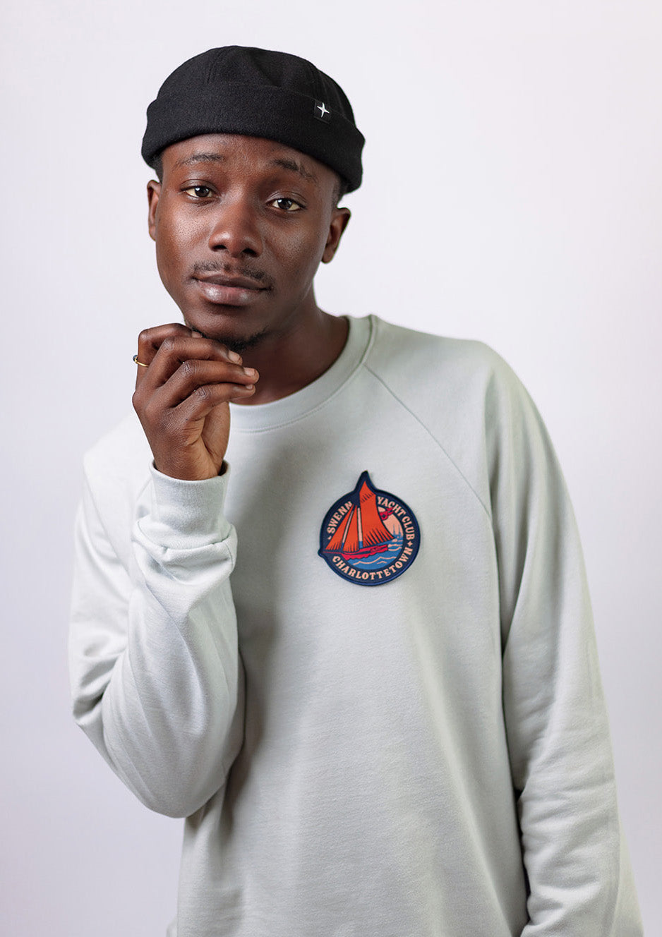 NEW Sweatshirt - Yacht Club - grey