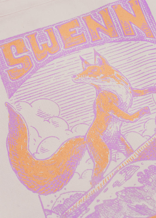 Cotton totebag - The Surfing Fox