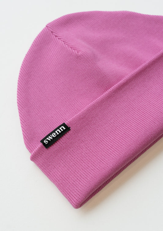 Organic cotton toque - pink