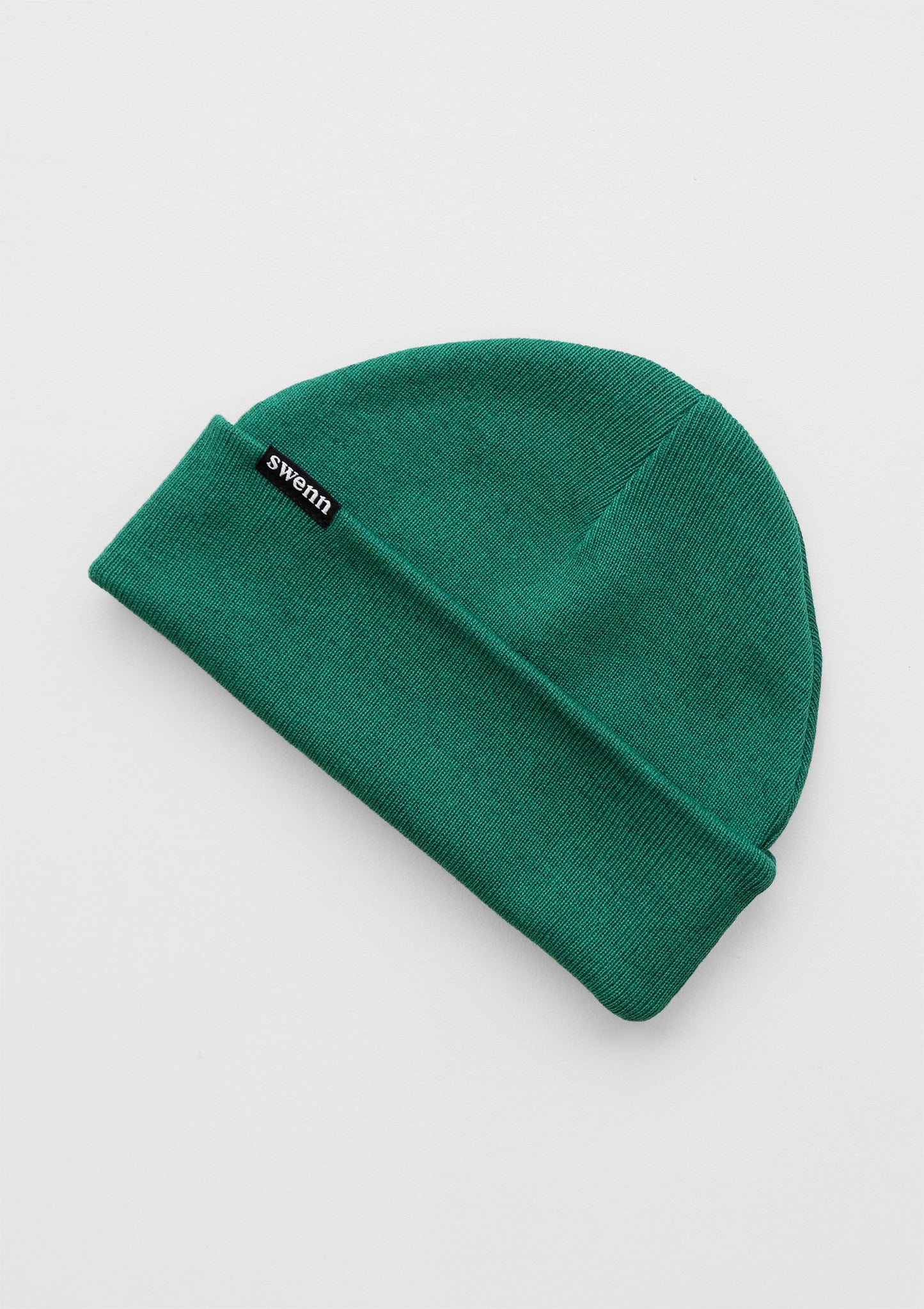 Alpaca & organic cotton toque - green