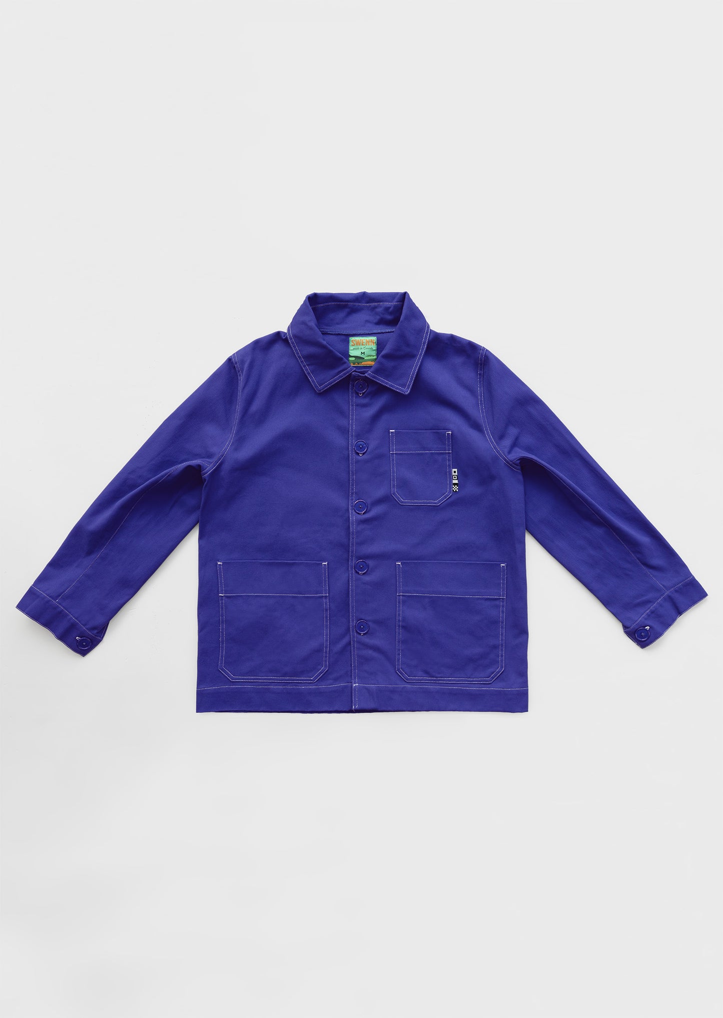 Michel - workwear jacket - royal blue