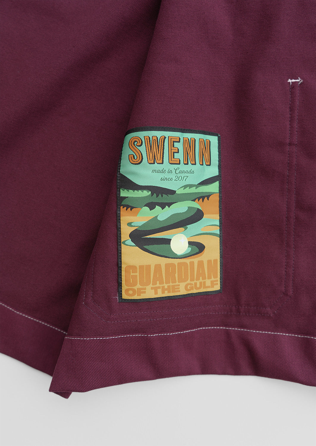 Veste d'artisan Michel - bourgogne