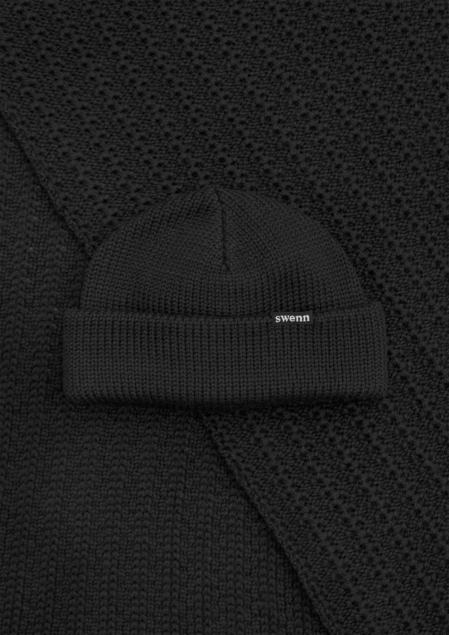 Tuque pure laine - noir