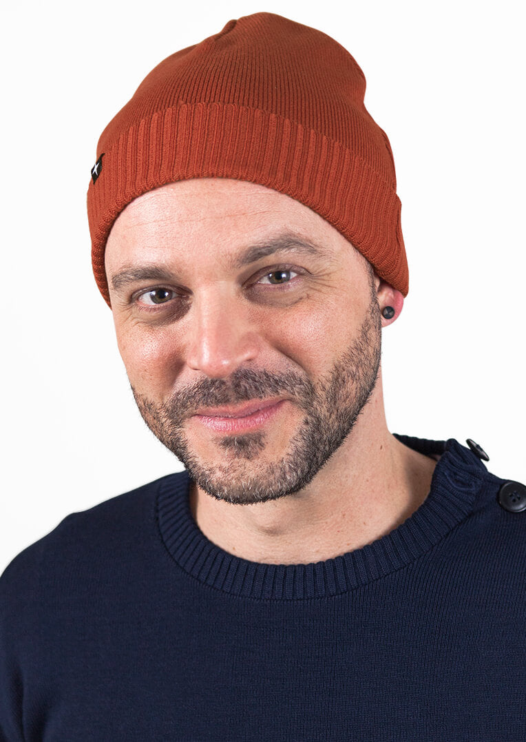 SWENN - Photos - Tuque en mérinos - rouille