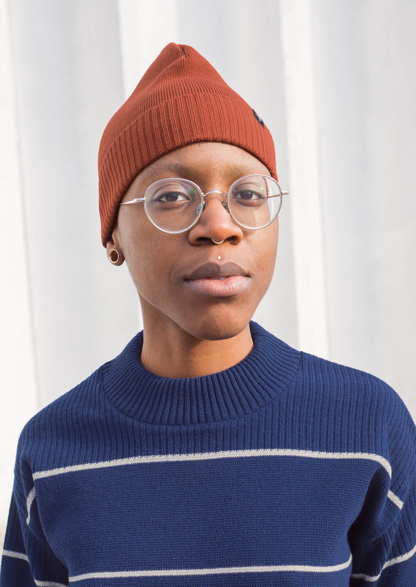 SWENN - Photos - Tuque en mérinos - rouille