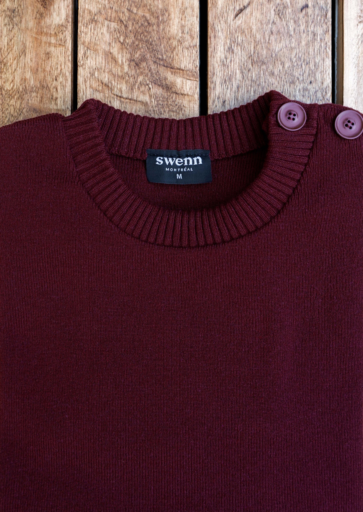 Gaël - chandail marin - bordeaux