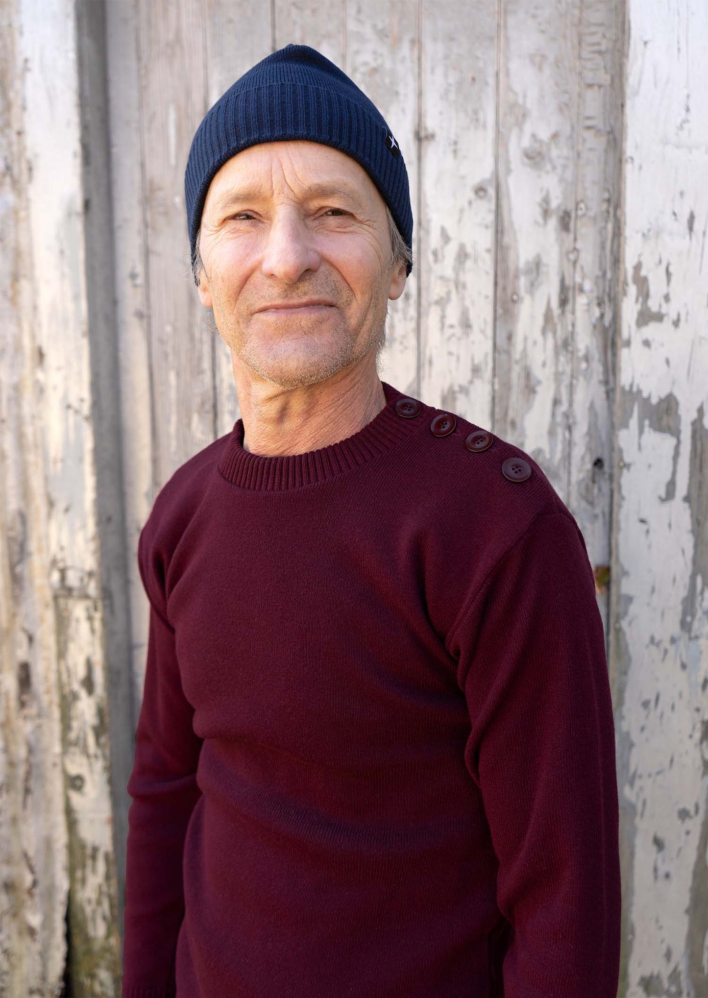 Gaël - chandail marin - bordeaux