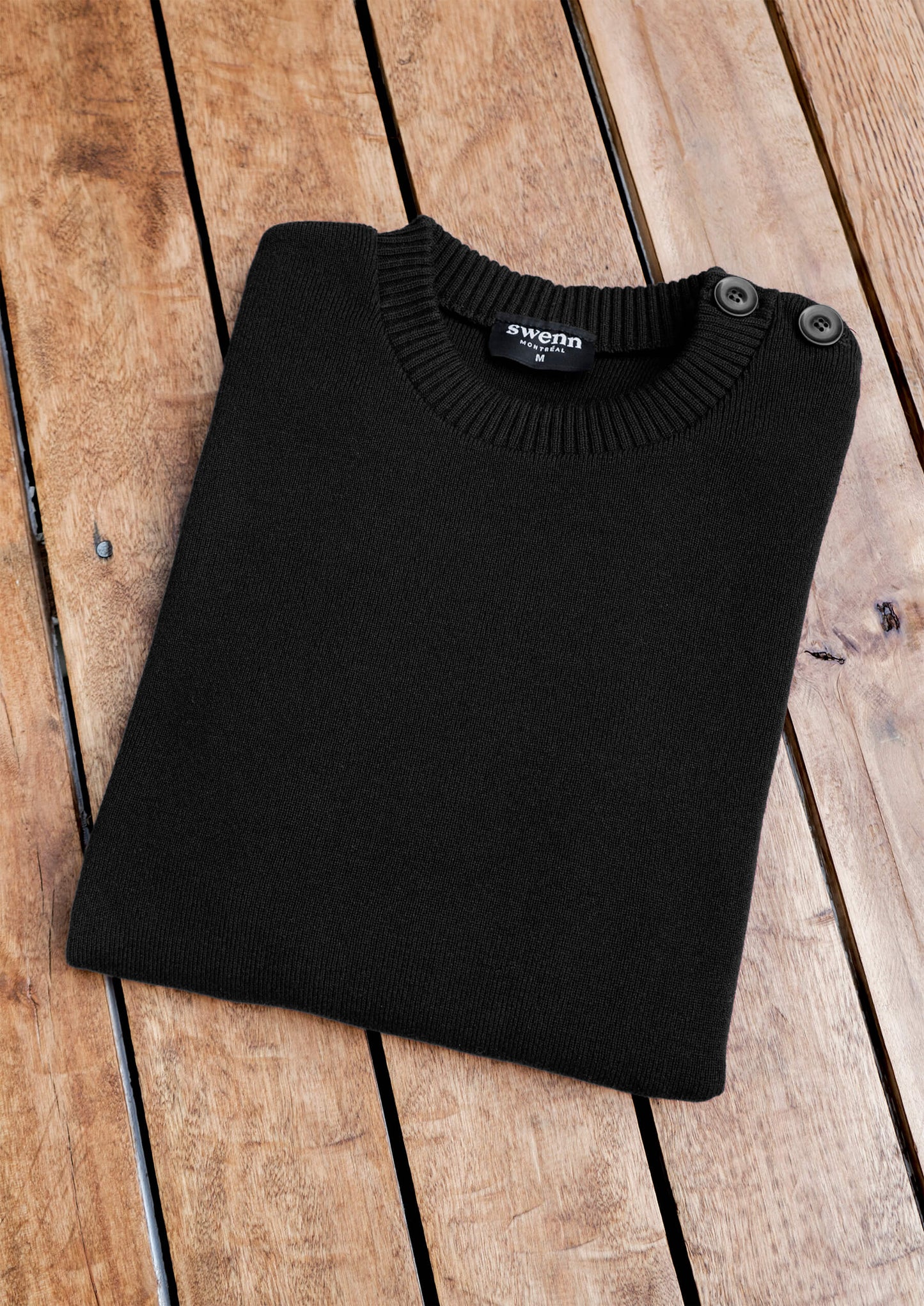 Gaël - sailor's sweater - black