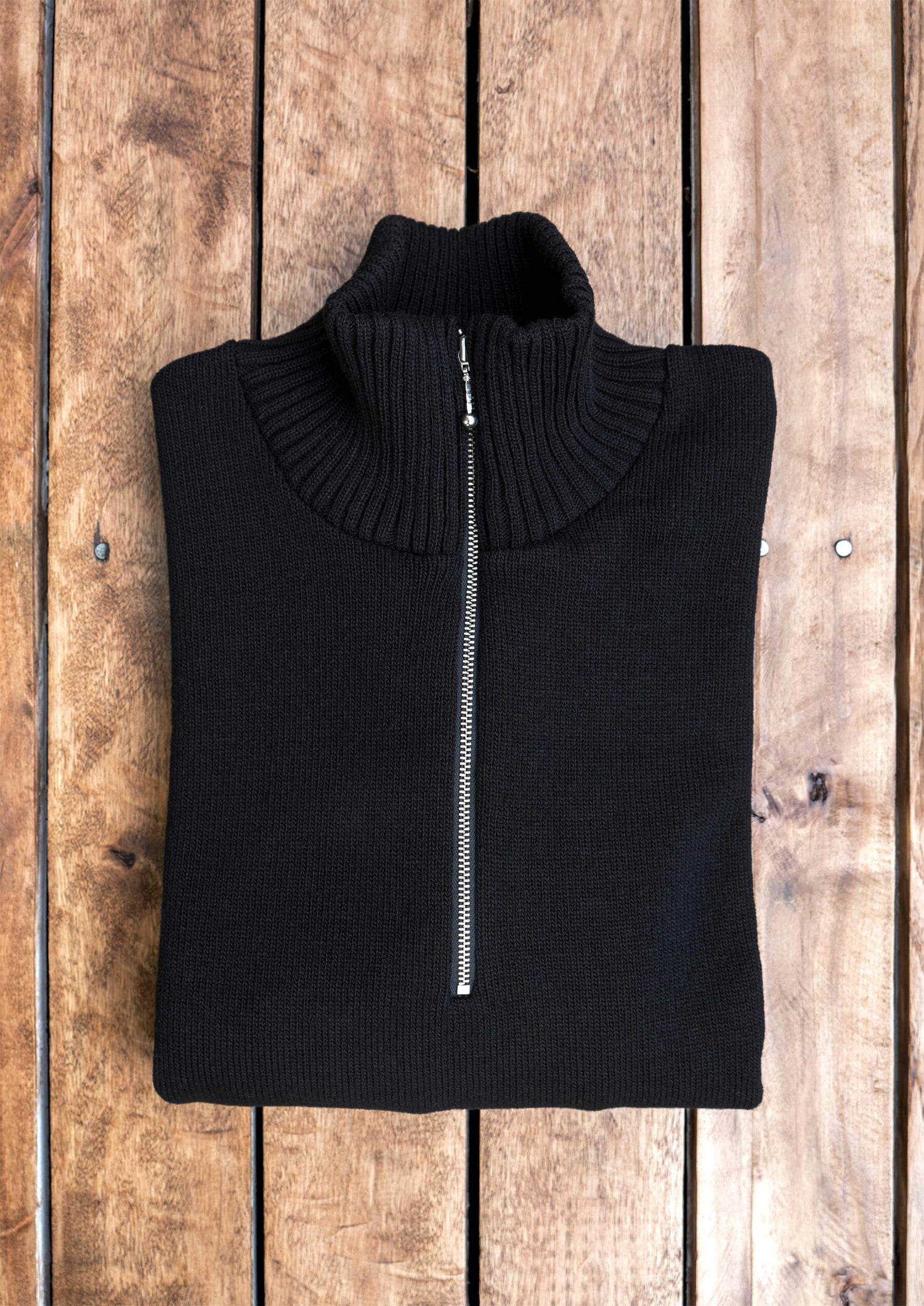 SWENN - Photos - Chandail zippé - noir