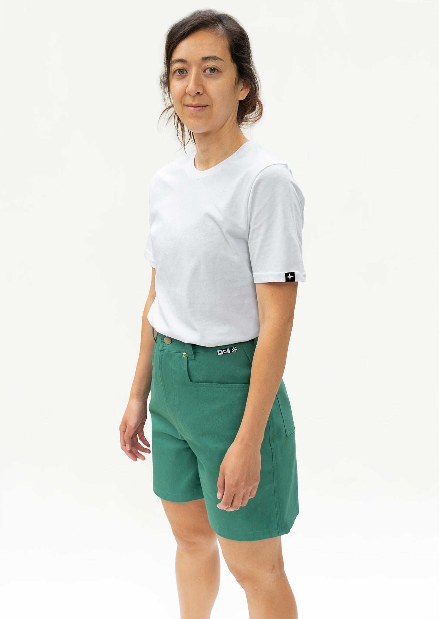 2 plain t-shirts - white and natural