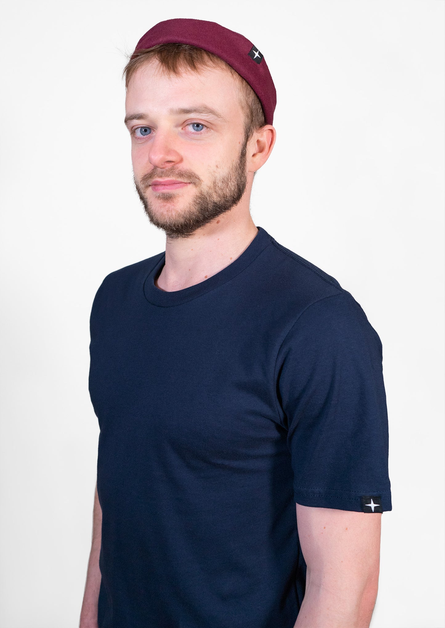2 plain t-shirts - navy and khaki