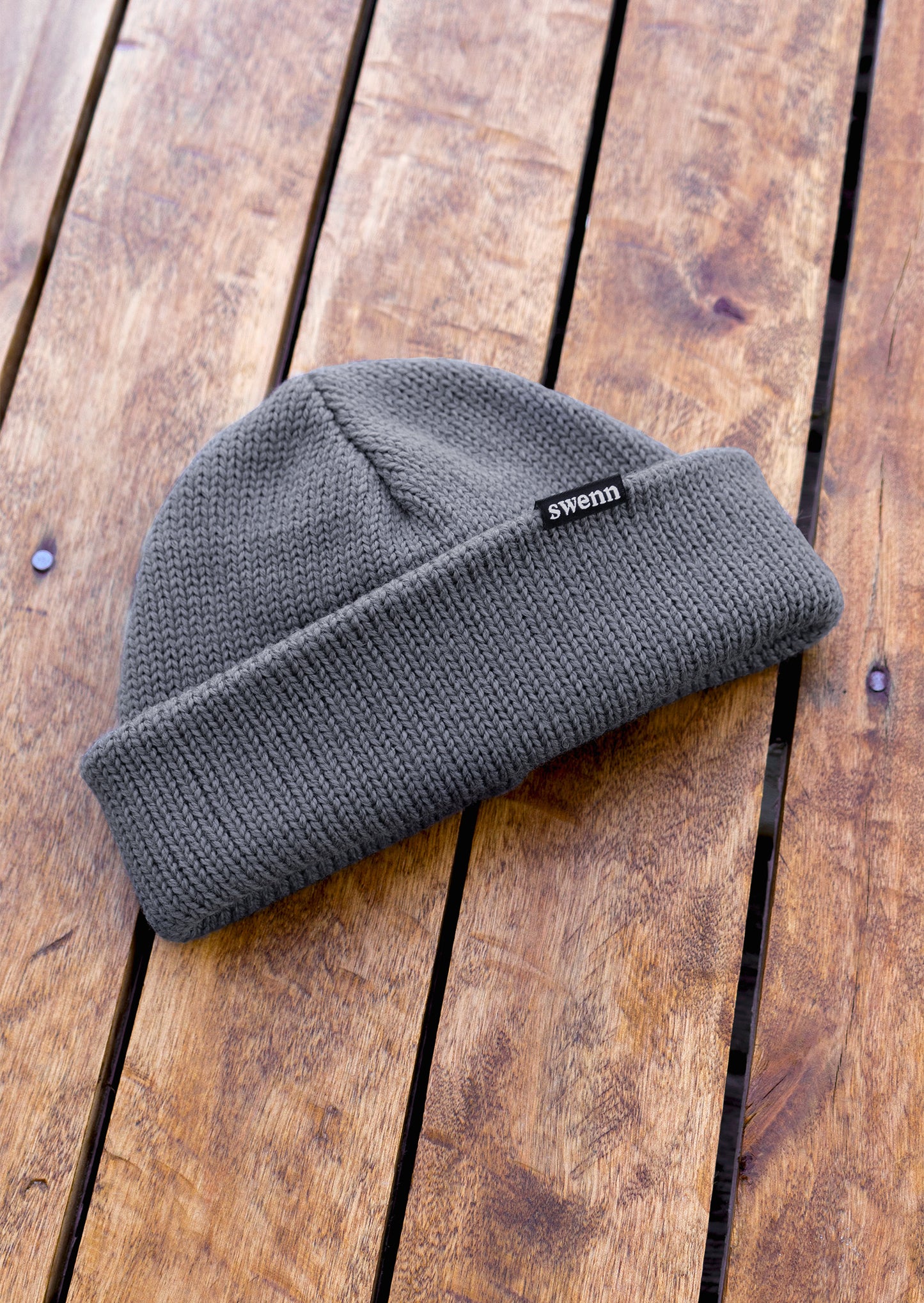 Pure wool toque - grey