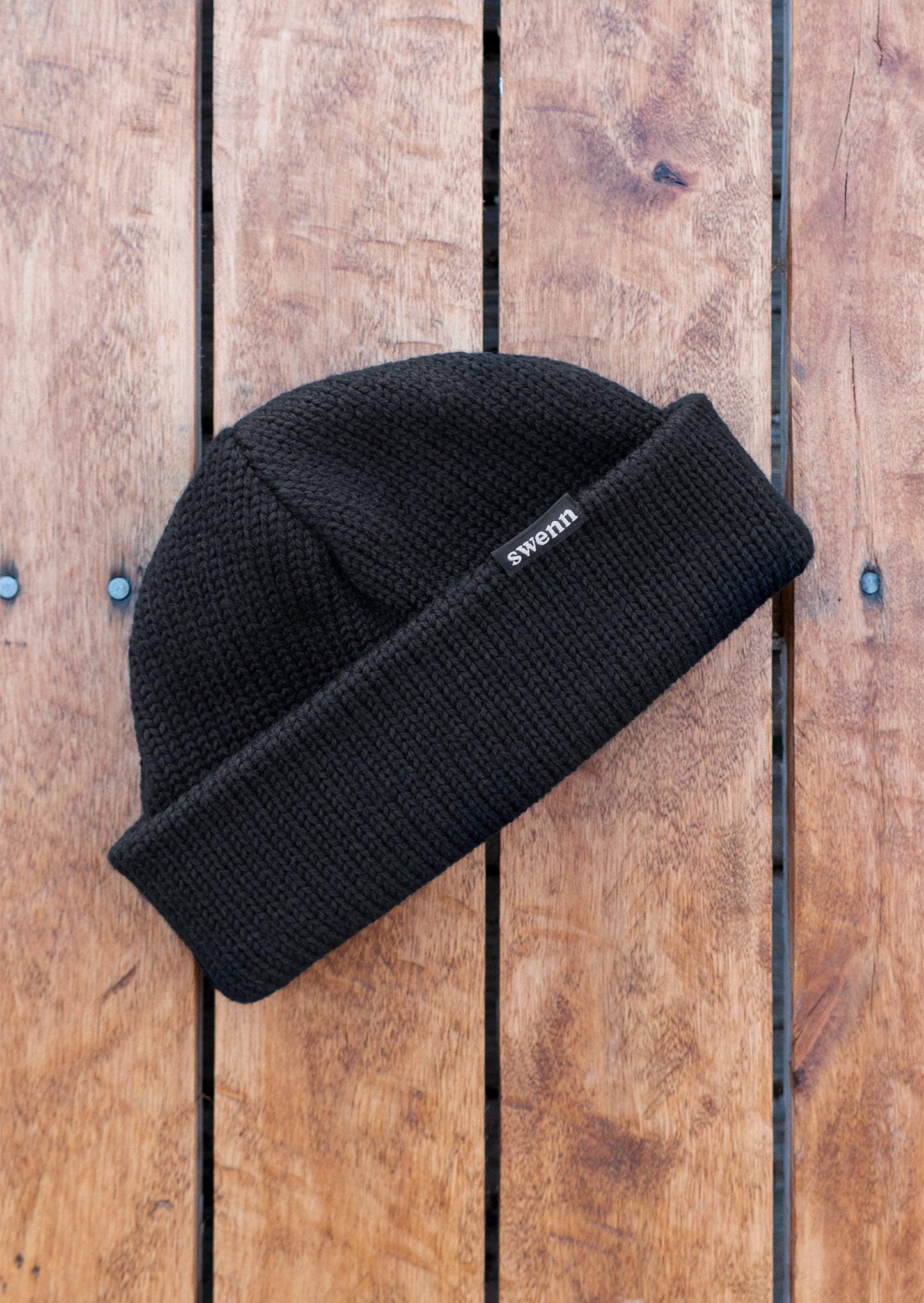 Tuque pure laine - noir