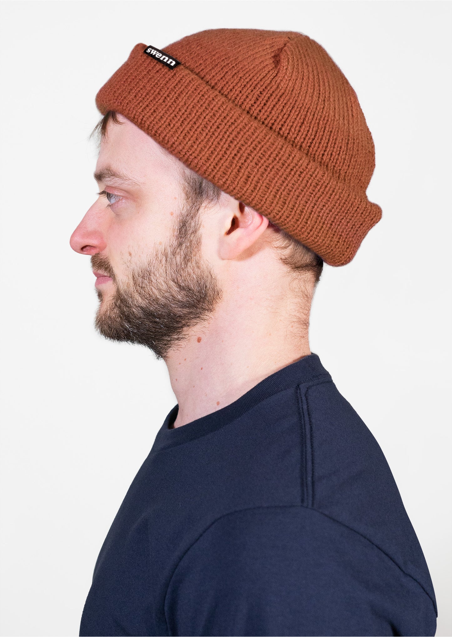 Tuque pure laine - rouille