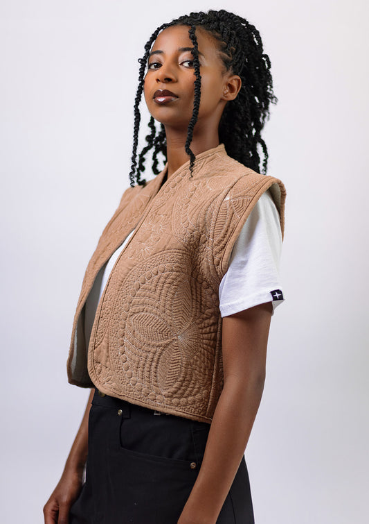 Veste matelassé recyclée - rosace