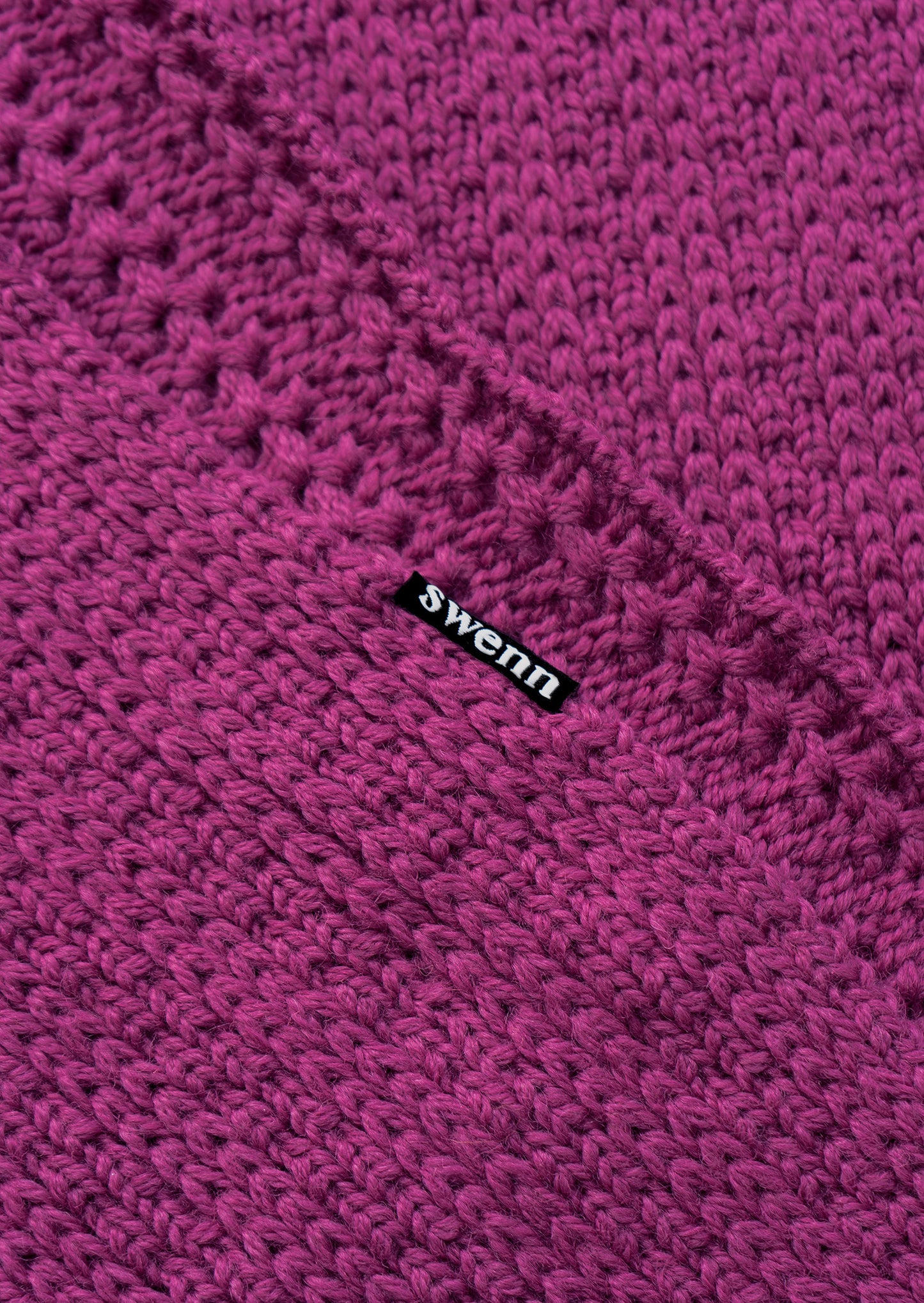 Pure wool scarf - fuchsia