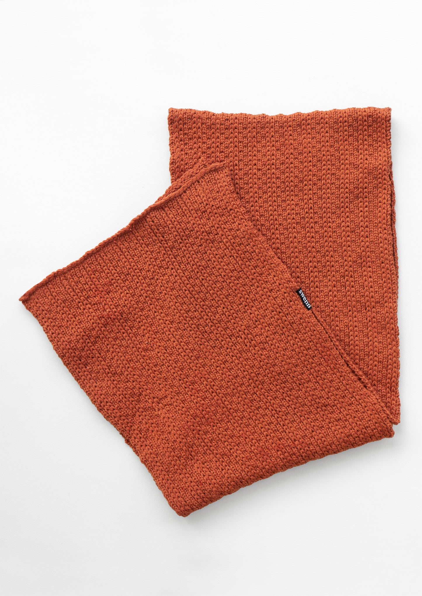 Pure wool scarf - rust