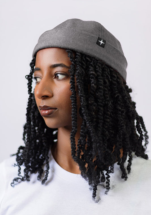 Miki marin - laine feutrée - gris