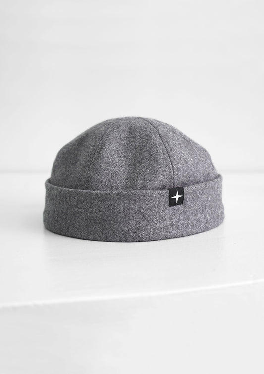 Miki marin laine feutrée - gris