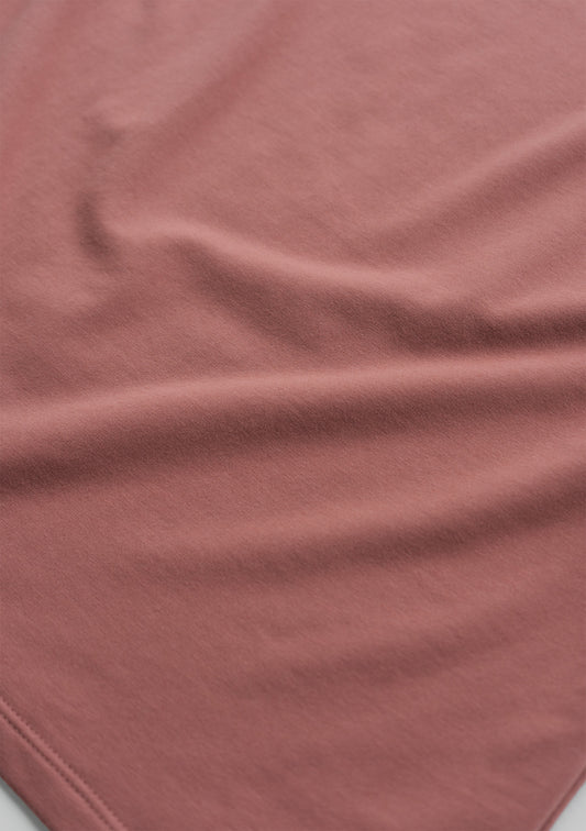 NEW Padded shoulder t-shirt - terracotta