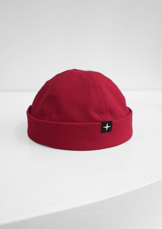 Docker hat - cotton - red
