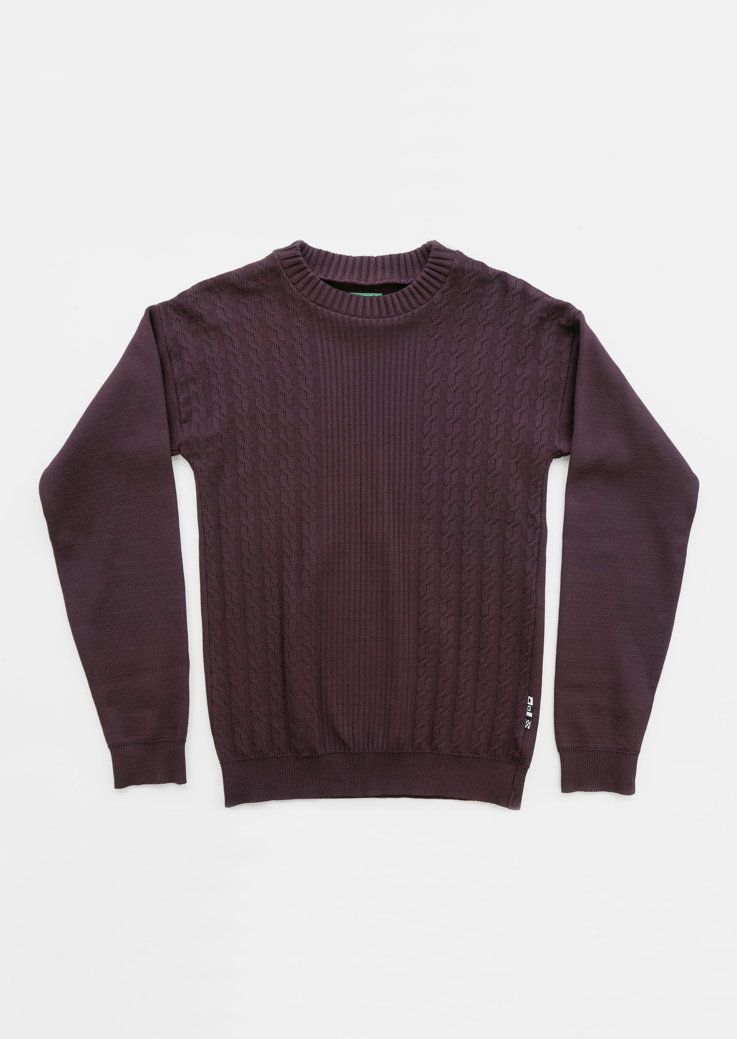 Peter - sweater - eggplant brown