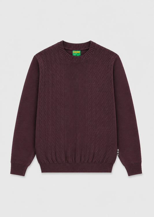 Chandail Peter - brun aubergine