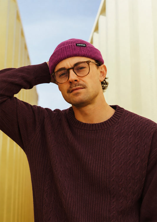 Tuque pure laine - fushia