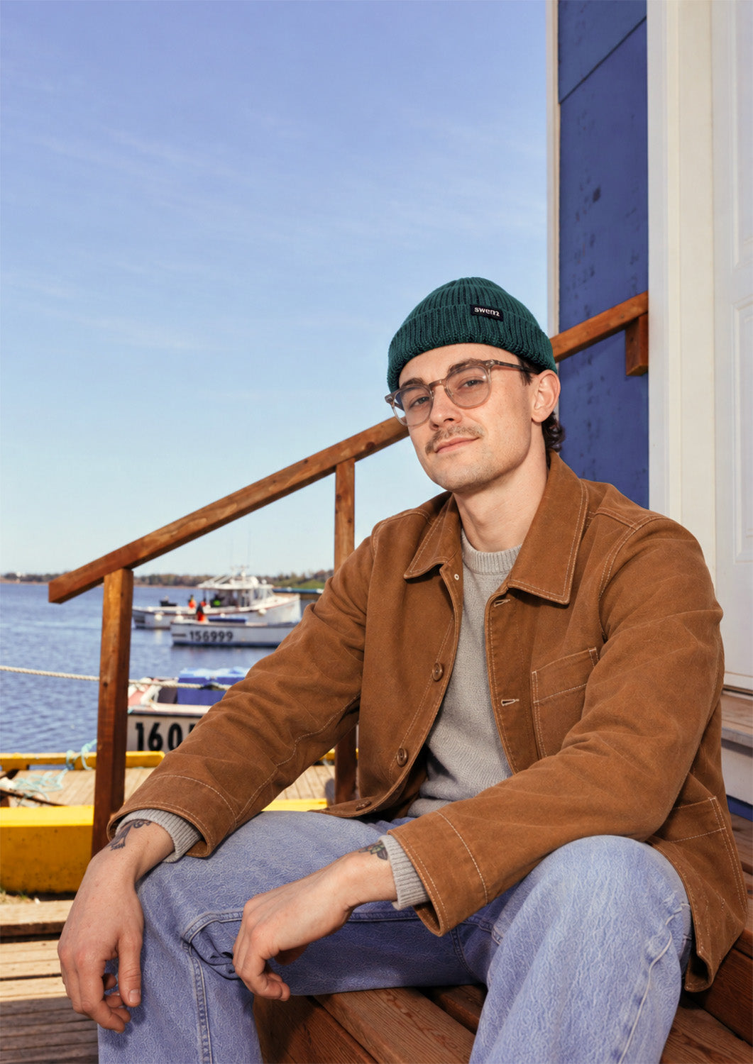 Tuque québécoise - vert profond