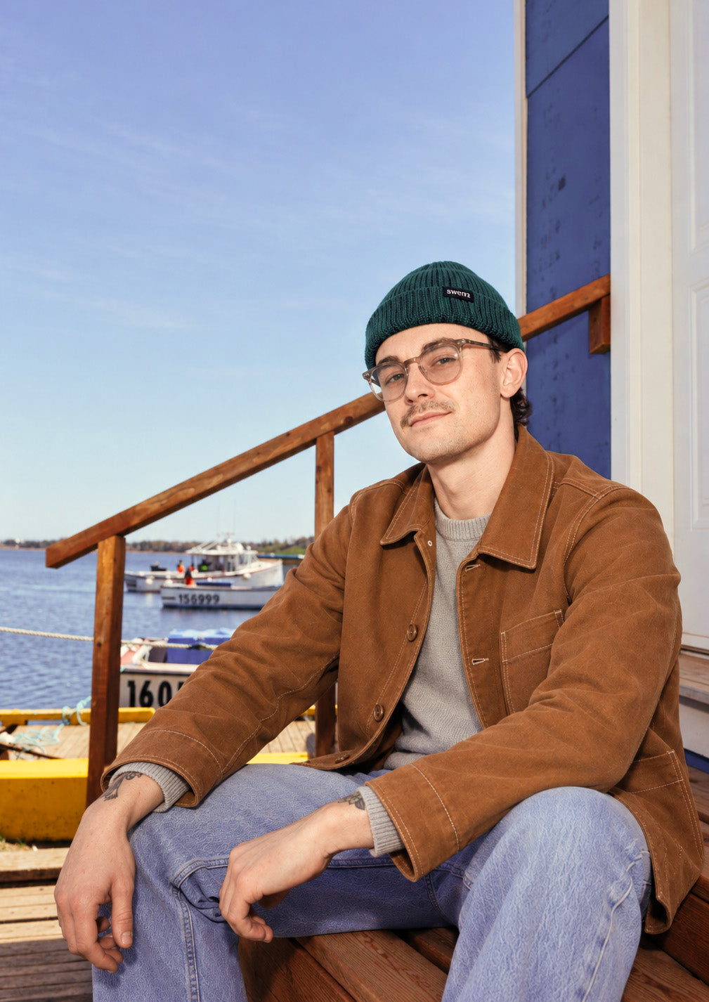 Tuque québécoise - vert profond